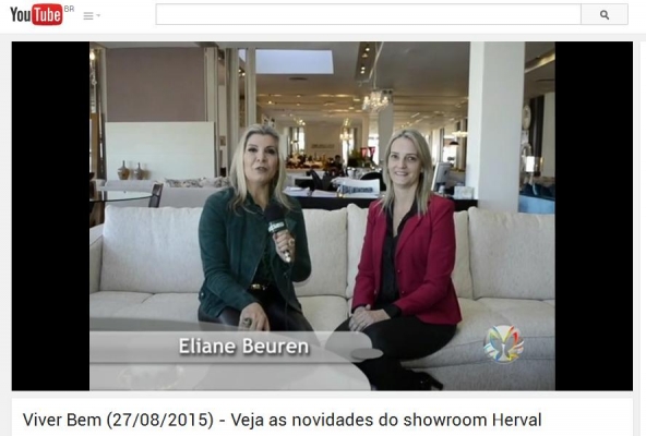 Confira os Lançamentos ShowRoom Herval em entrevista exclusiva no programa Viver Bem